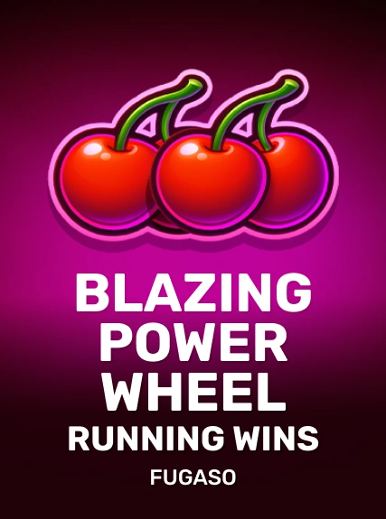 Blazing Power Wheel RUNNING WINS game tile